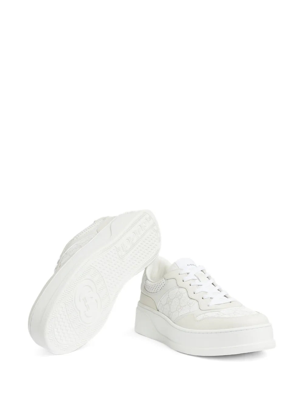 Gucci GG Supreme leather-trim