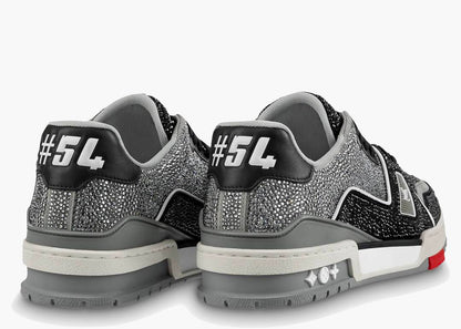 Louis Vuitton Trainer Crystal  – Black Grey